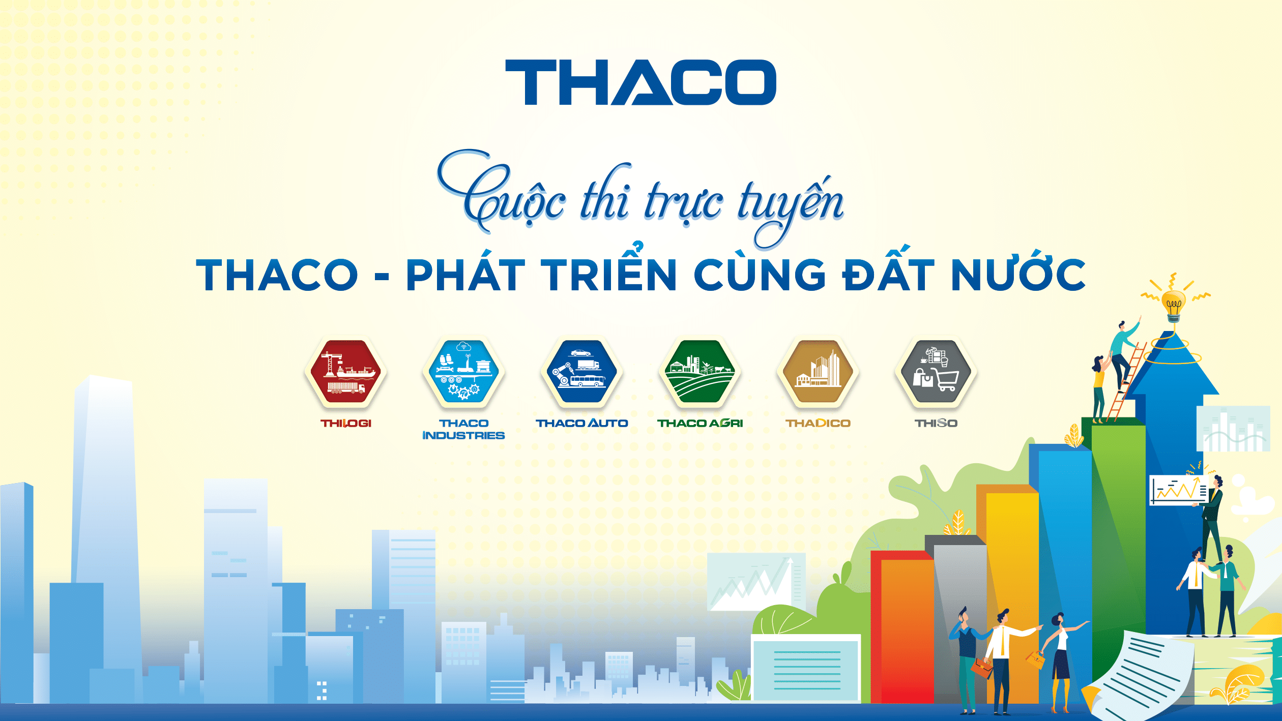 Nearly 370 THACO AGRI staff joined THACO - Developing Sustainably with Vietnam online quiz